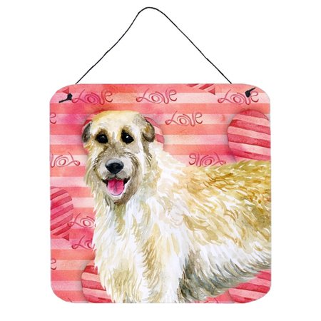 MICASA Irish Wolfhound Love Wall or Door Hanging Prints MI228691